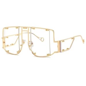 Clear & Gold Fashion Glasses